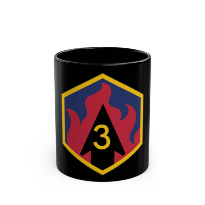 3rd Chemical Brigade (U.S. Army) Black Coffee Mug-11oz-The Sticker Space