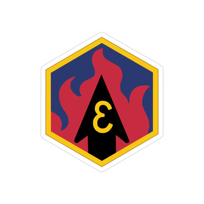 3rd Chemical Brigade (U.S. Army) REVERSE PRINT Transparent STICKER-3" × 3"-The Sticker Space