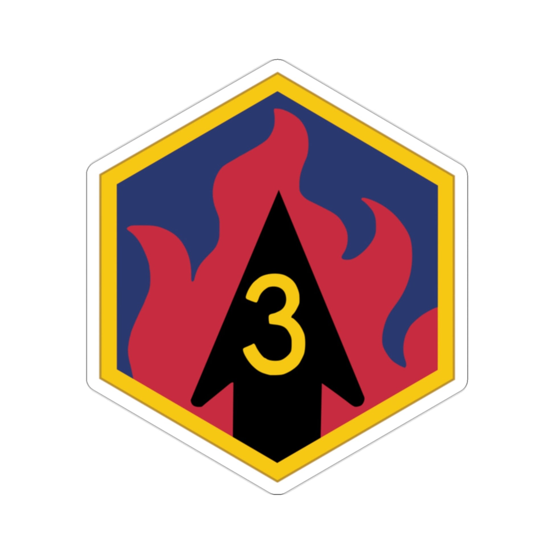 3rd Chemical Brigade (U.S. Army) STICKER Vinyl Die-Cut Decal-2 Inch-The Sticker Space