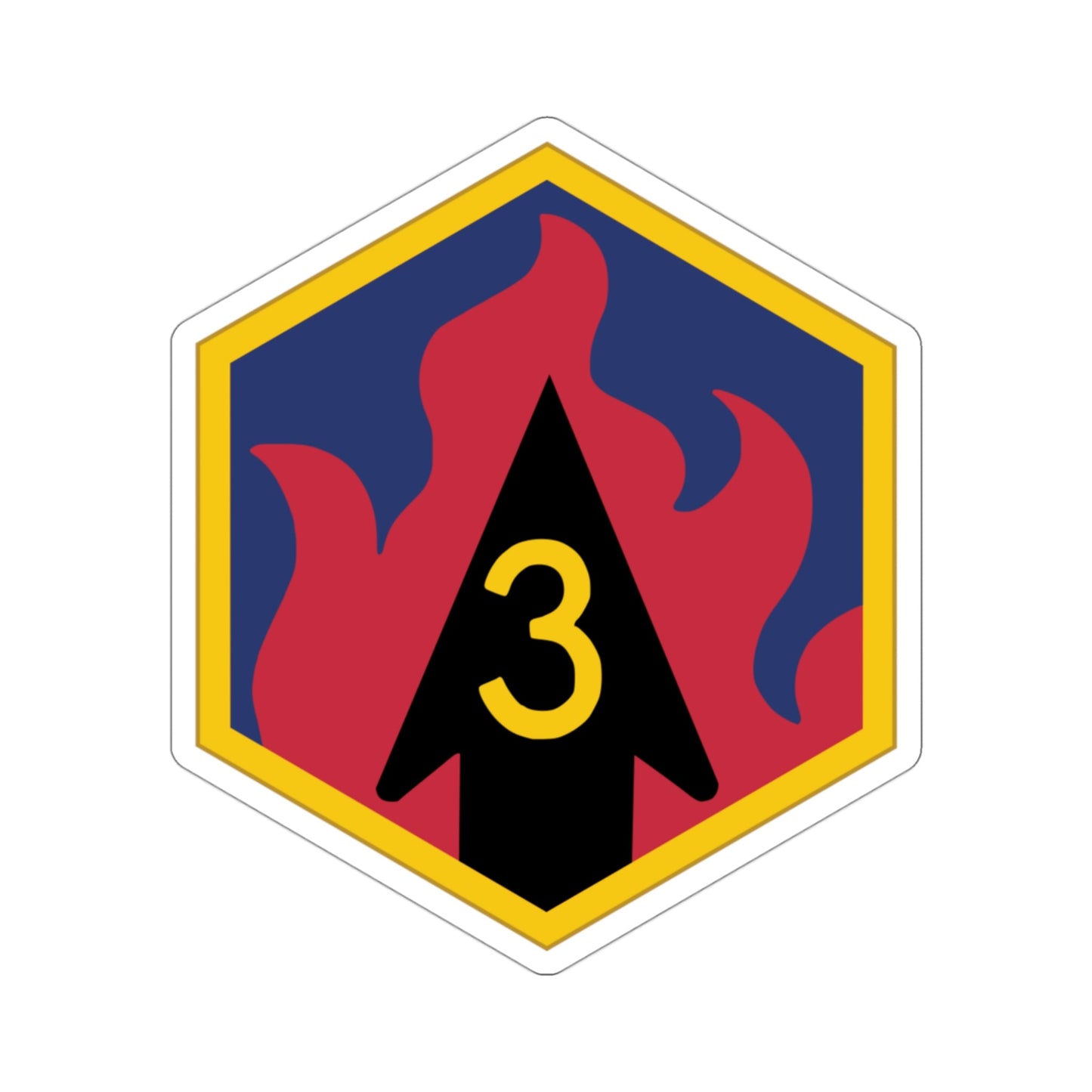 3rd Chemical Brigade (U.S. Army) STICKER Vinyl Die-Cut Decal-3 Inch-The Sticker Space