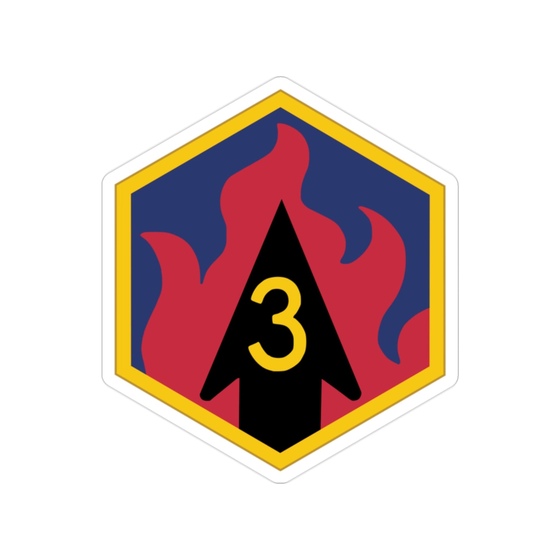 3rd Chemical Brigade (U.S. Army) Transparent STICKER Die-Cut Vinyl Decal-2 Inch-The Sticker Space