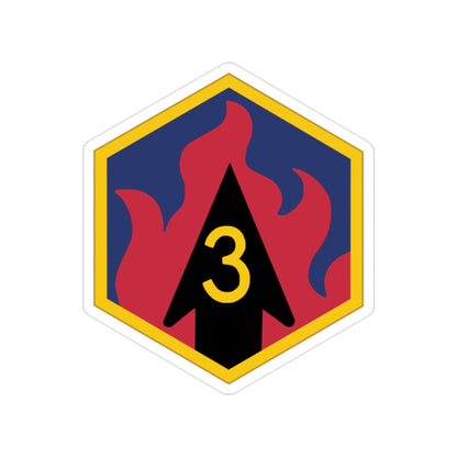 3rd Chemical Brigade (U.S. Army) Transparent STICKER Die-Cut Vinyl Decal-2 Inch-The Sticker Space