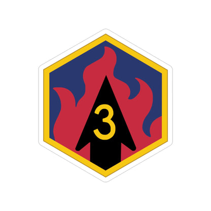 3rd Chemical Brigade (U.S. Army) Transparent STICKER Die-Cut Vinyl Decal-4 Inch-The Sticker Space