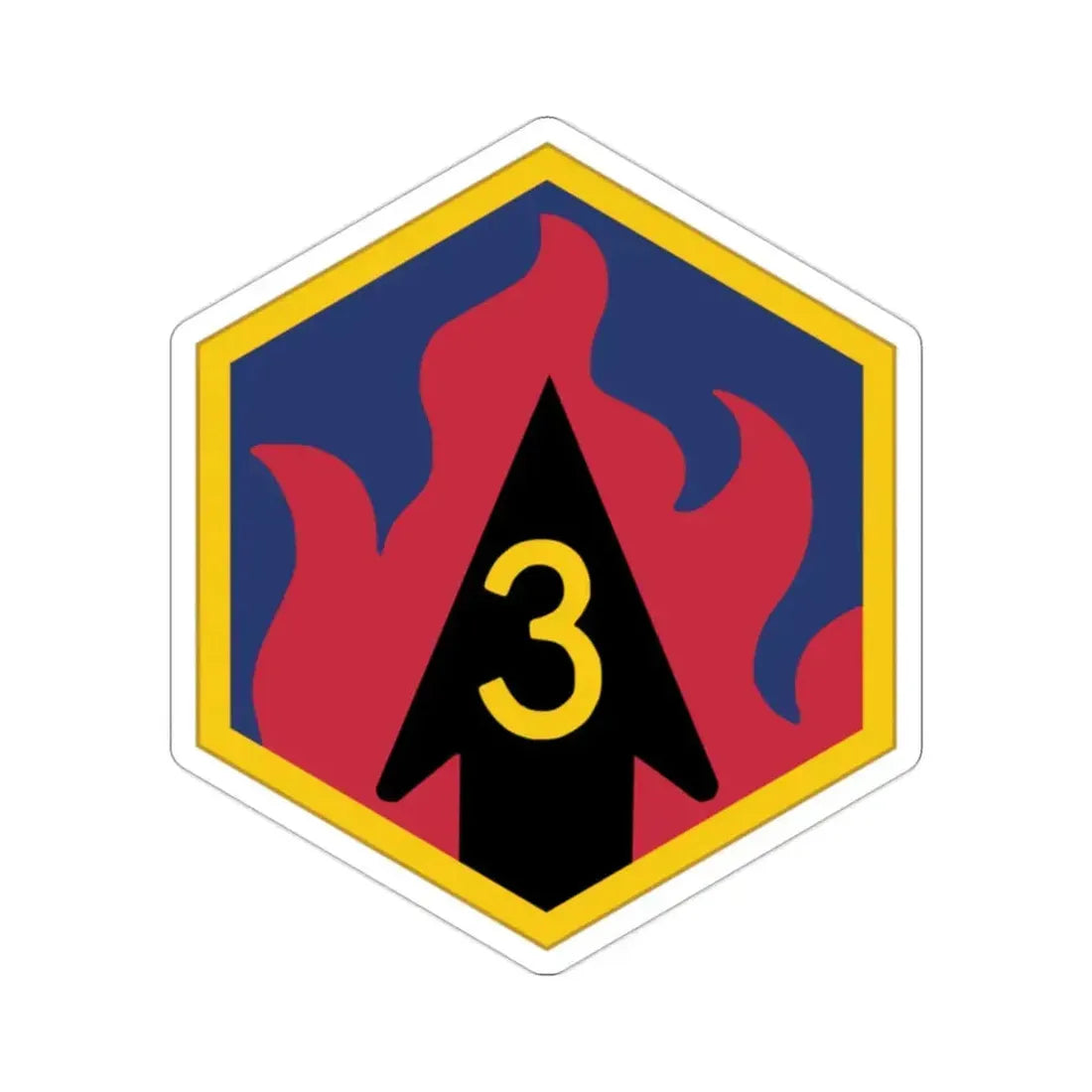 3rd Chemical Brigade (U.S. Army) STICKER Vinyl Die-Cut Decal 2 Inch - The Sticker Space