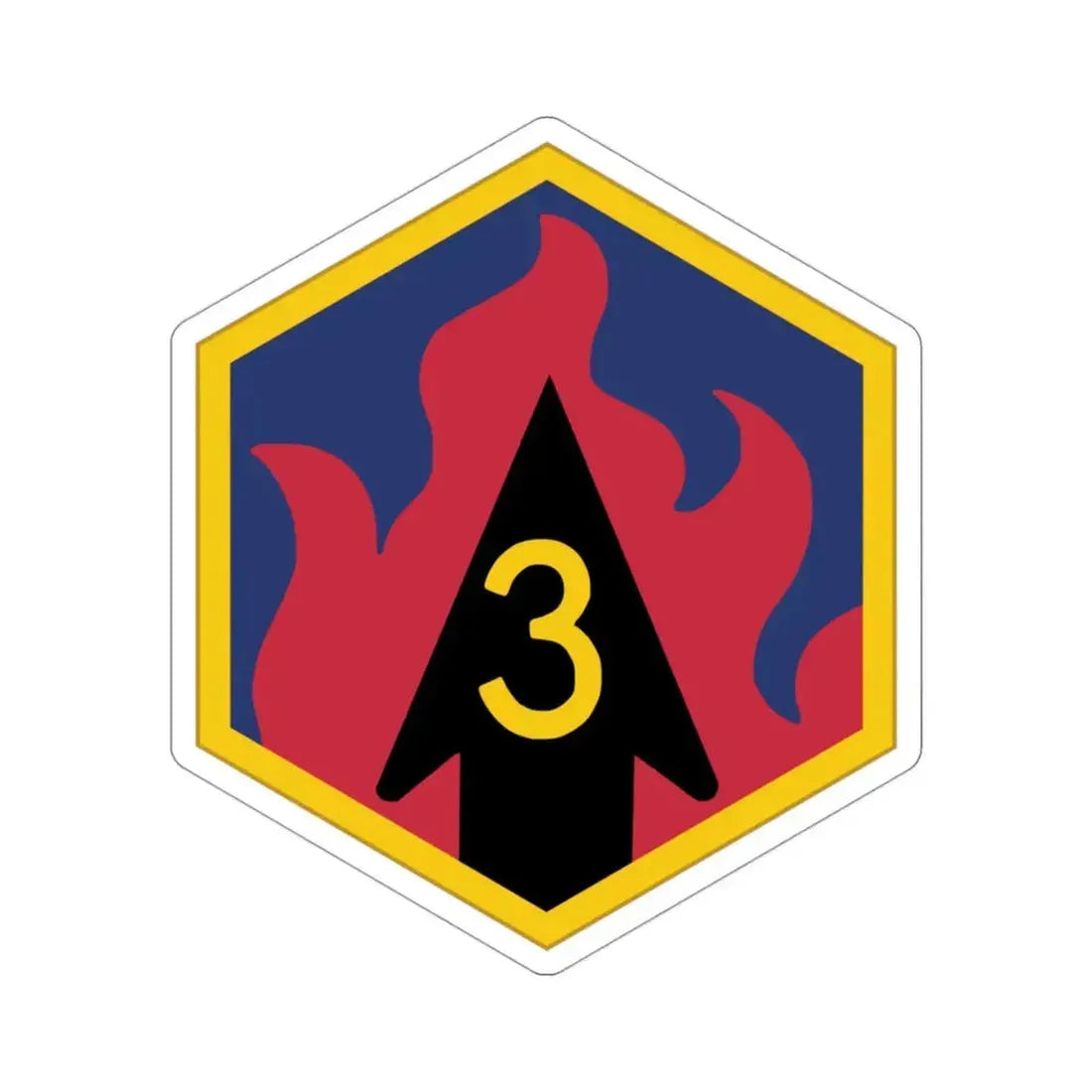 3rd Chemical Brigade (U.S. Army) STICKER Vinyl Die-Cut Decal 3 Inch - The Sticker Space