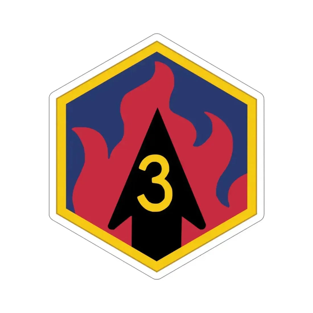 3rd Chemical Brigade (U.S. Army) STICKER Vinyl Die-Cut Decal 5 Inch - The Sticker Space