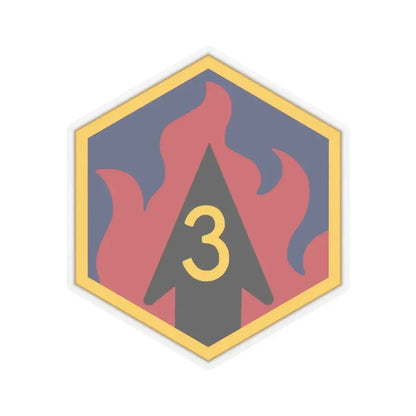3rd Chemical Brigade (U.S. Army) STICKER Vinyl Kiss-Cut Decal 4 Inch Transparent - The Sticker Space