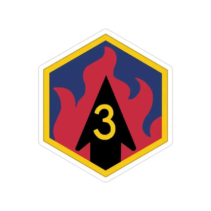 3rd Chemical Brigade (U.S. Army) Transparent STICKER Die-Cut Vinyl Decal 4 Inch - The Sticker Space
