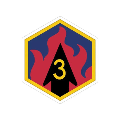 3rd Chemical Brigade (U.S. Army) Transparent STICKER Die-Cut Vinyl Decal 5 Inch - The Sticker Space