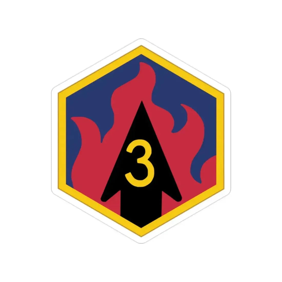 3rd Chemical Brigade (U.S. Army) Transparent STICKER Die-Cut Vinyl Decal - The Sticker Space