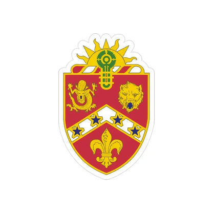 3rd Field Artillery Regiment (U.S. Army) REVERSE PRINT Transparent Die-Cut STICKER 2 Inch Die-Cut Transparent - The Sticker Space