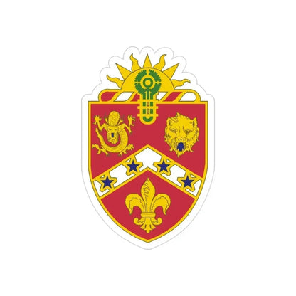 3rd Field Artillery Regiment (U.S. Army) REVERSE PRINT Transparent Die-Cut STICKER 3 Inch Die-Cut Transparent - The Sticker Space