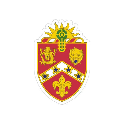 3rd Field Artillery Regiment (U.S. Army) REVERSE PRINT Transparent Die-Cut STICKER 5 Inch Die-Cut Transparent - The Sticker Space