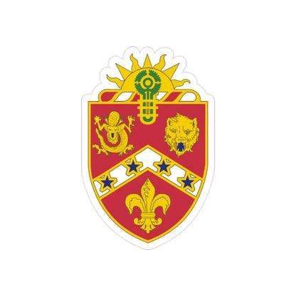3rd Field Artillery Regiment (U.S. Army) REVERSE PRINT Transparent Die-Cut STICKER - The Sticker Space