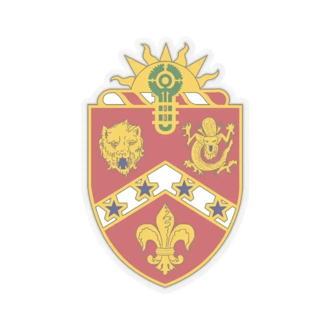 3rd Field Artillery Regiment (U.S. Army) STICKER Vinyl Kiss-Cut Decal 2 Inch Transparent - The Sticker Space