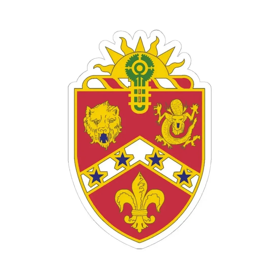 3rd Field Artillery Regiment (U.S. Army) STICKER Vinyl Kiss-Cut Decal 6 Inch White - The Sticker Space