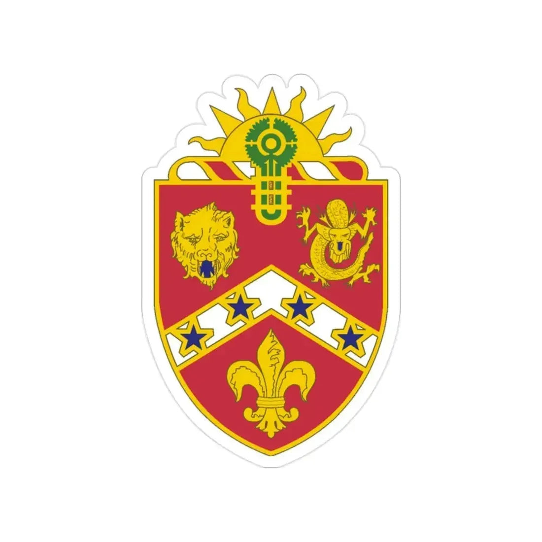 3rd Field Artillery Regiment (U.S. Army) Transparent STICKER Die-Cut Vinyl Decal 2 Inch - The Sticker Space