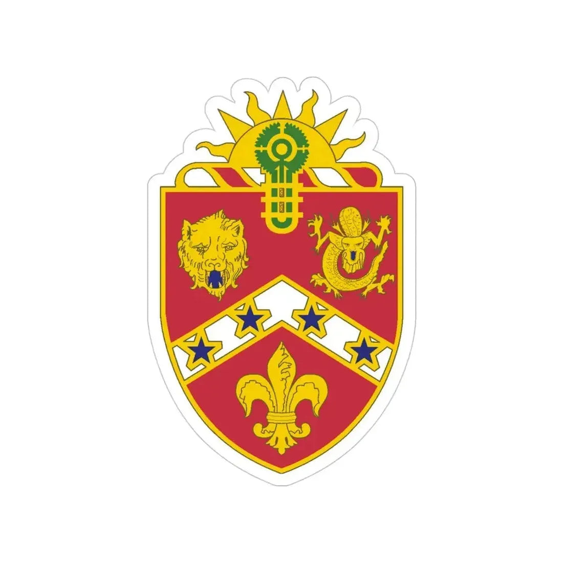 3rd Field Artillery Regiment (U.S. Army) Transparent STICKER Die-Cut Vinyl Decal 4 Inch - The Sticker Space