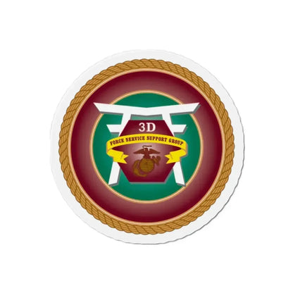 3rd Force Service Support Group 3D FSSG (USMC) Refrigerator Magnet - The Sticker Space
