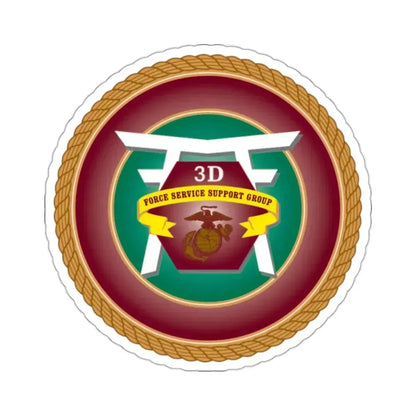 3rd Force Service Support Group 3D FSSG (USMC) STICKER Vinyl Kiss-Cut Decal - The Sticker Space