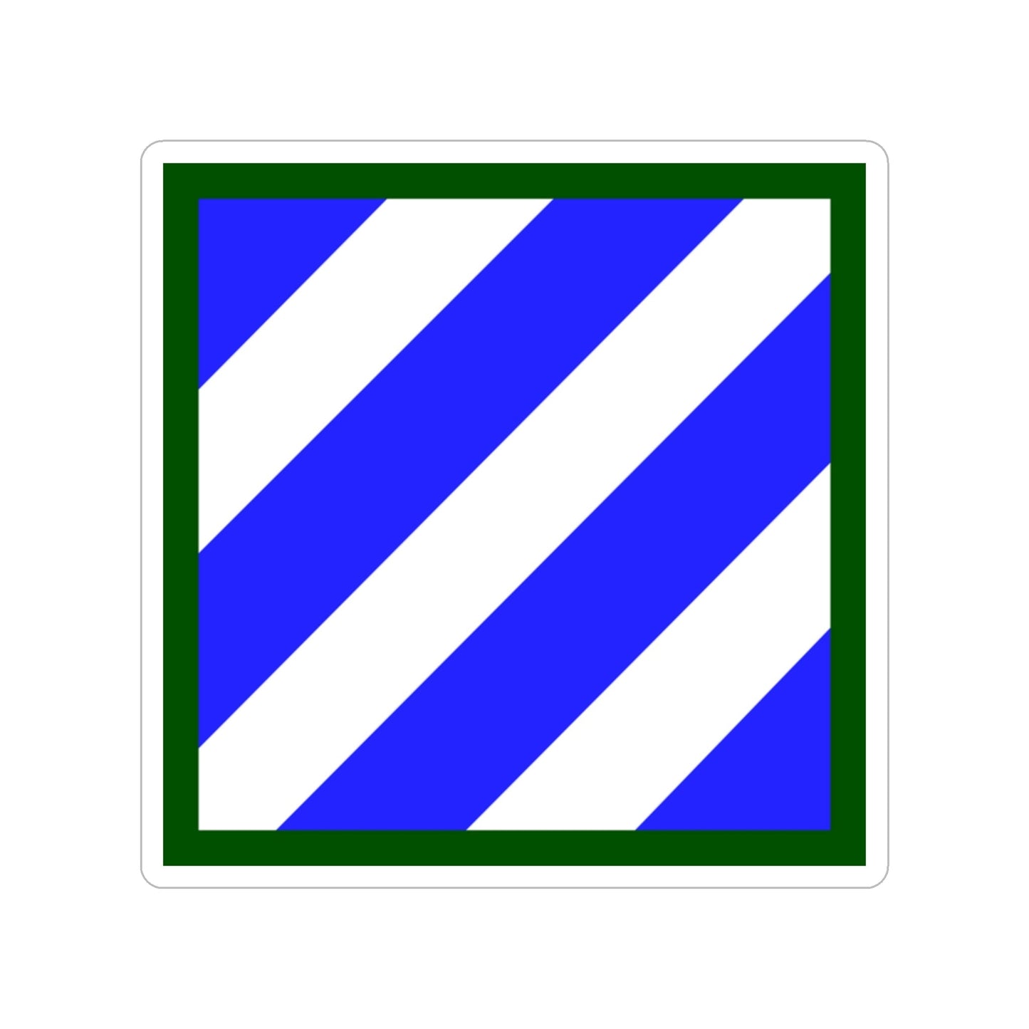 3rd Infantry Division (U.S. Army) Transparent STICKER Die-Cut Vinyl Decal-2 Inch-The Sticker Space