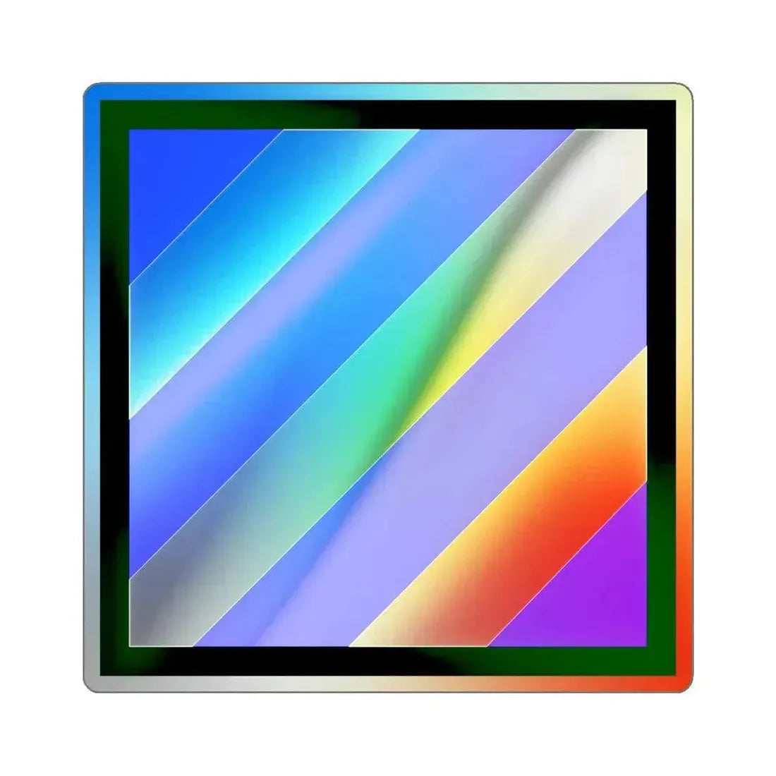 3rd Infantry Division (U.S. Army) Holographic STICKER Die-Cut Vinyl Decal 6 Inch Holographic - The Sticker Space