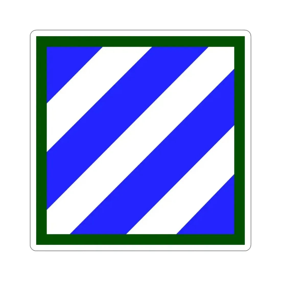 3rd Infantry Division (U.S. Army) STICKER Vinyl Die-Cut Decal 3 Inch - The Sticker Space