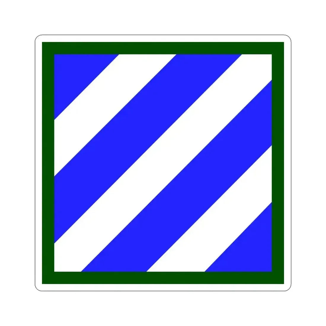 3rd Infantry Division (U.S. Army) STICKER Vinyl Die-Cut Decal 4 Inch - The Sticker Space