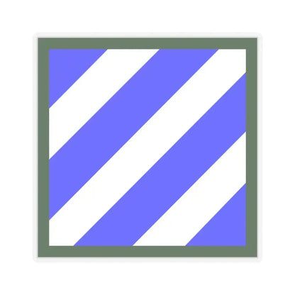 3rd Infantry Division (U.S. Army) STICKER Vinyl Kiss-Cut Decal 4 Inch Transparent - The Sticker Space