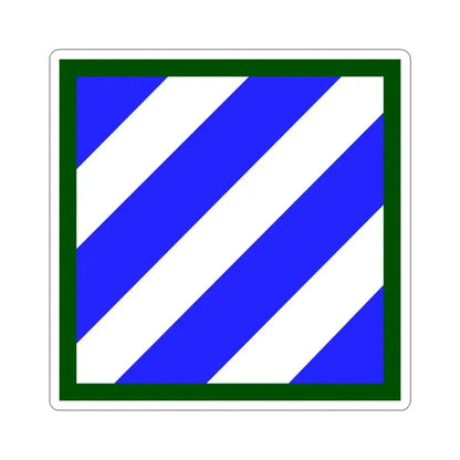 3rd Infantry Division (U.S. Army) STICKER Vinyl Kiss-Cut Decal 6 Inch White - The Sticker Space
