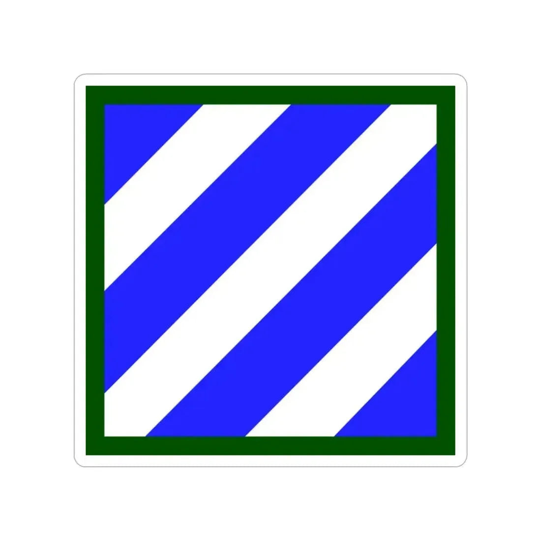 3rd Infantry Division (U.S. Army) Transparent STICKER Die-Cut Vinyl Decal 2 Inch - The Sticker Space