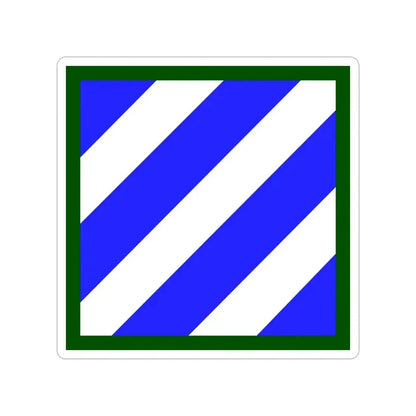 3rd Infantry Division (U.S. Army) Transparent STICKER Die-Cut Vinyl Decal 4 Inch - The Sticker Space