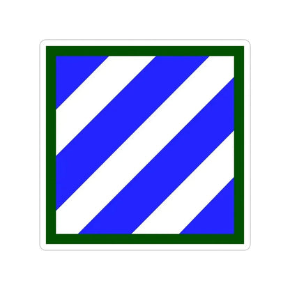 3rd Infantry Division (U.S. Army) Transparent STICKER Die-Cut Vinyl Decal 6 Inch - The Sticker Space