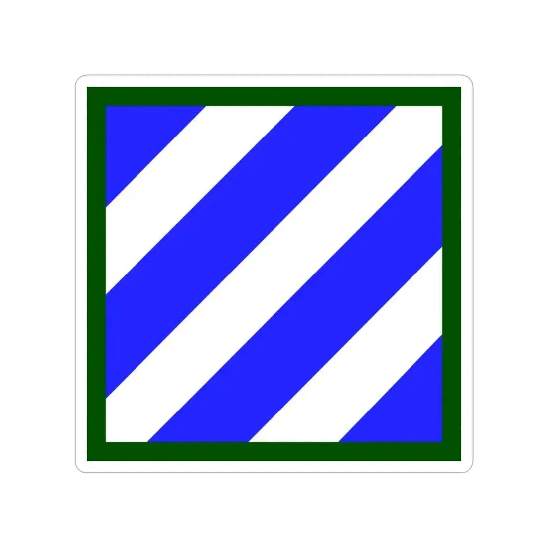 3rd Infantry Division (U.S. Army) Transparent STICKER Die-Cut Vinyl Decal - The Sticker Space