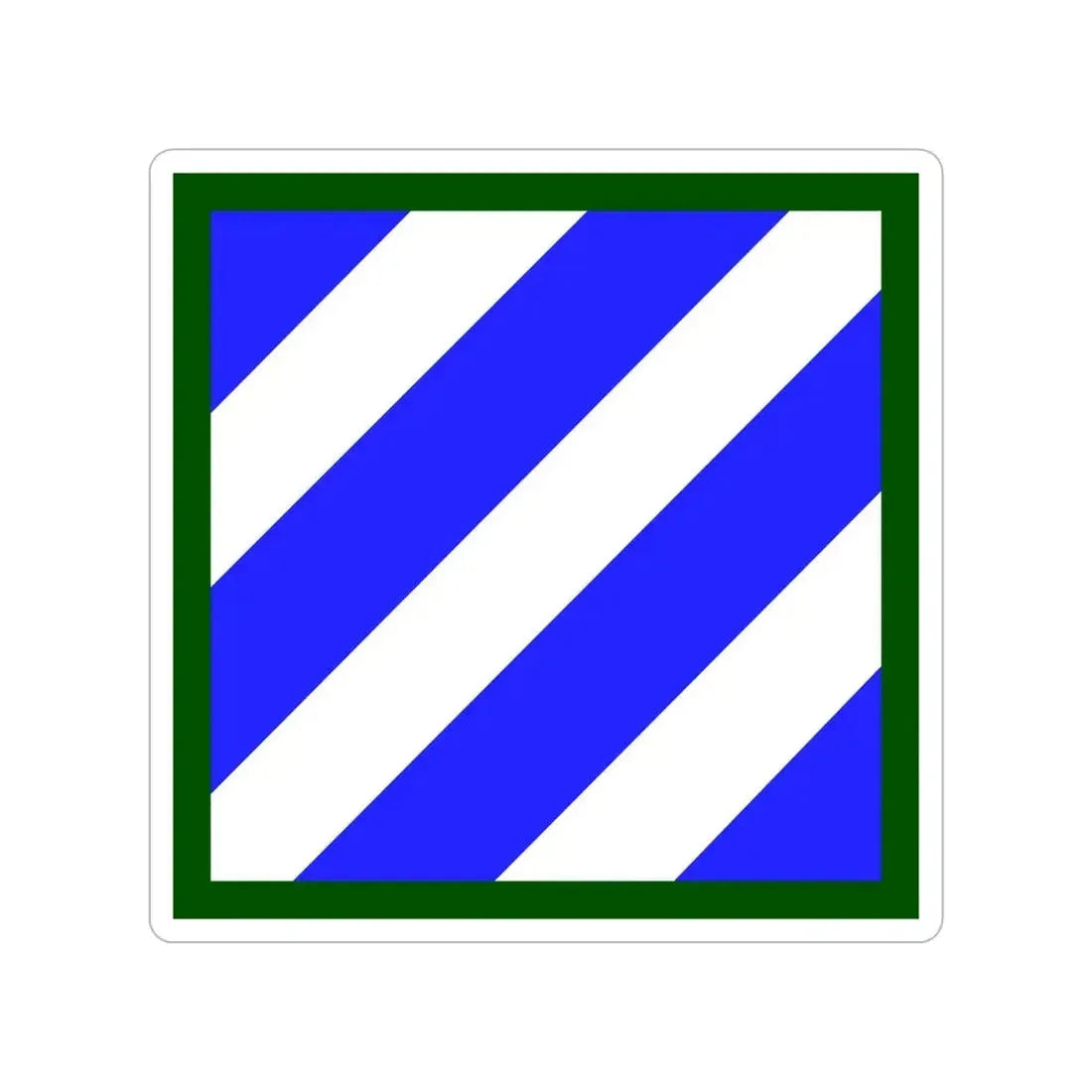 3rd Infantry Division (U.S. Army) Transparent STICKER Die-Cut Vinyl Decal - The Sticker Space
