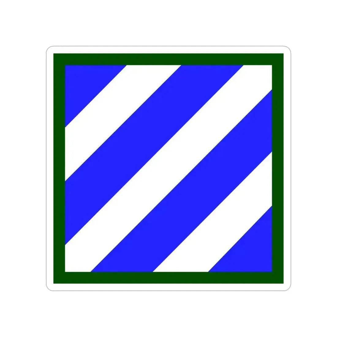3rd Infantry Division (U.S. Army) Transparent STICKER Die-Cut Vinyl Decal - The Sticker Space