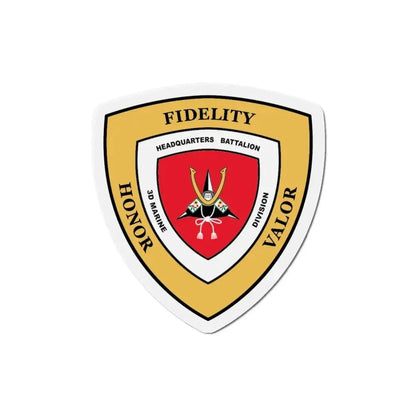 3rd Marine Division HQ Bn (USMC) Refrigerator Magnet - The Sticker Space