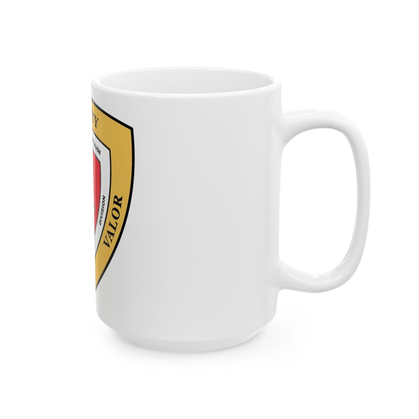 3rd Marine Division HQ Bn (USMC) White Coffee Mug-The Sticker Space