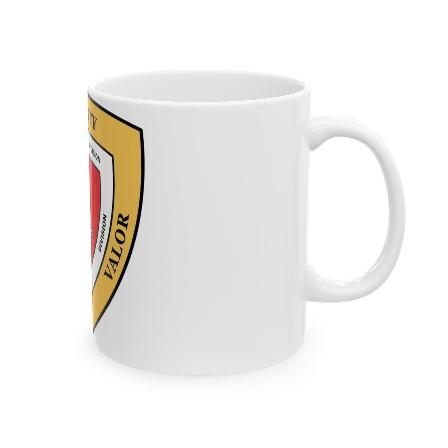 3rd Marine Division HQ Bn (USMC) White Coffee Mug-The Sticker Space