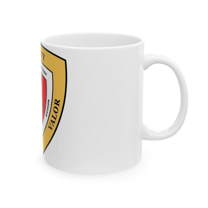 3rd Marine Division HQ Bn (USMC) White Coffee Mug-The Sticker Space