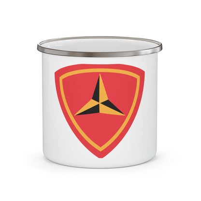 3RD Marine Divn (USMC) Enamel Mug-12oz-The Sticker Space