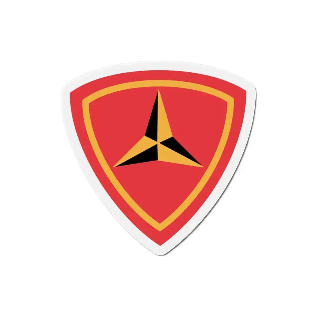 3RD Marine Divn (USMC) Refrigerator Magnet 4 Inch - The Sticker Space