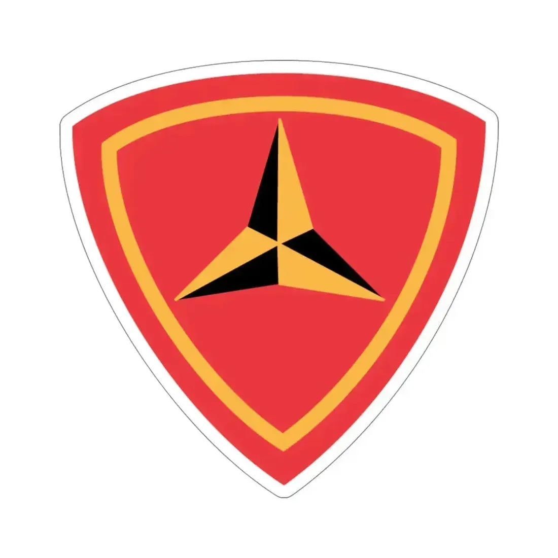 3RD Marine Divn (USMC) STICKER Vinyl Die-Cut Decal 6 Inch - The Sticker Space