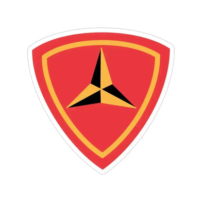 3RD Marine Divn (USMC) Transparent STICKER Die-Cut Vinyl Decal 5 Inch - The Sticker Space