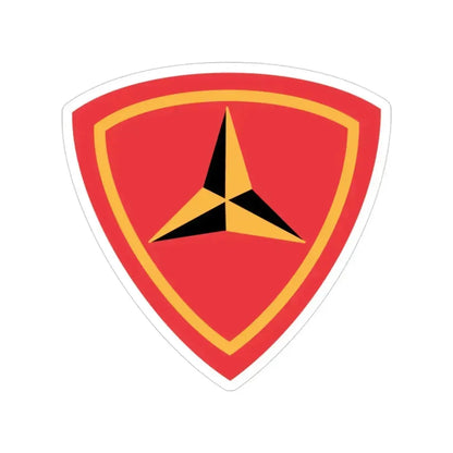 3RD Marine Divn (USMC) Transparent STICKER Die-Cut Vinyl Decal - The Sticker Space