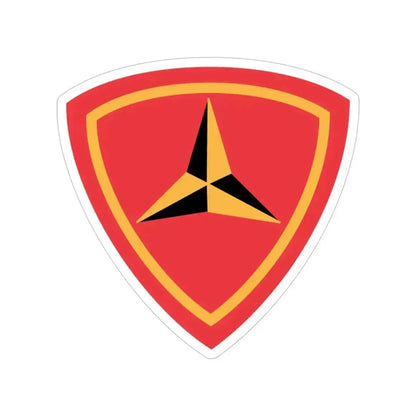 3RD Marine Divn (USMC) Transparent STICKER Die-Cut Vinyl Decal - The Sticker Space