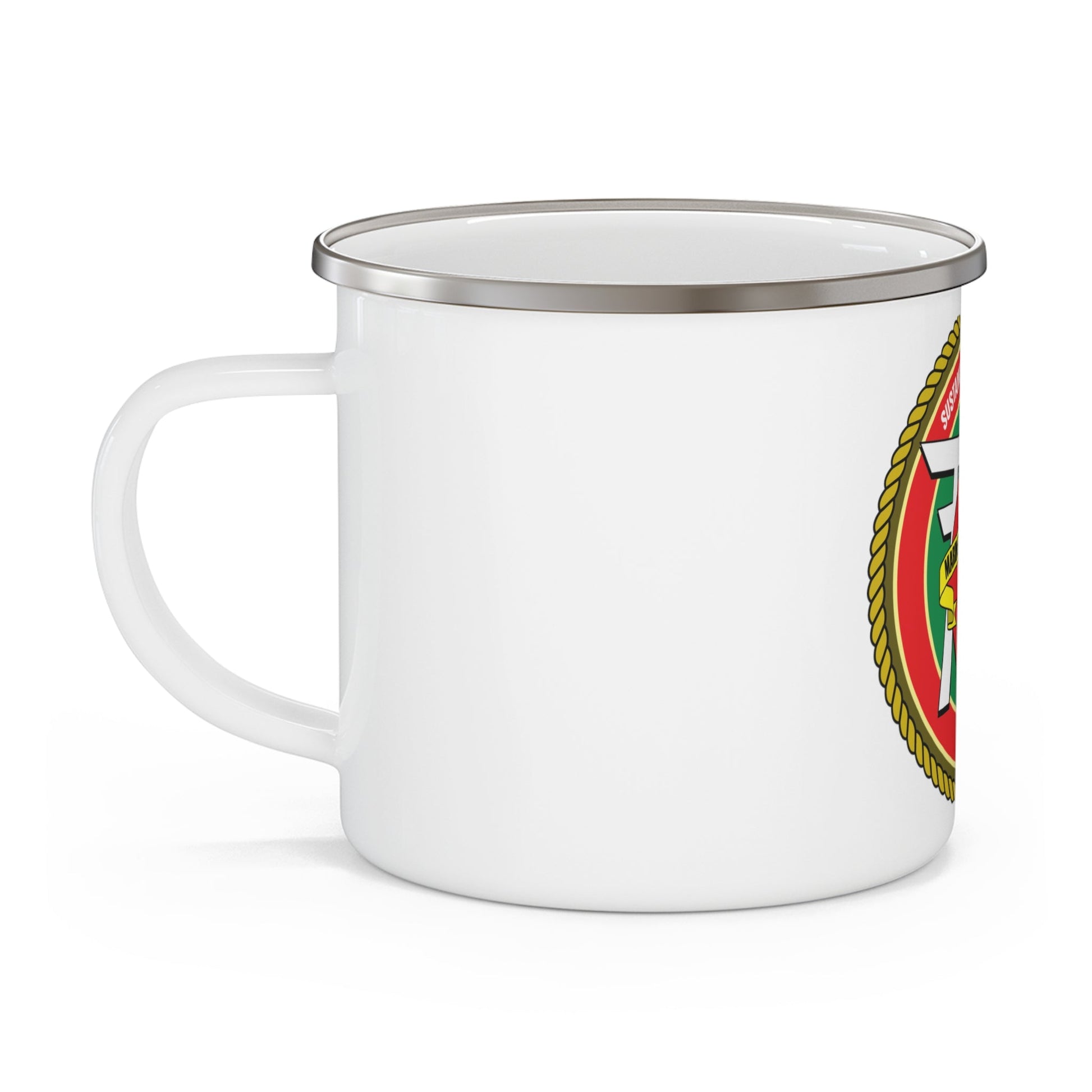 3rd Marines Logistics Group (USMC) Enamel Mug-12oz-The Sticker Space