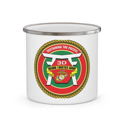 3rd Marines Logistics Group (USMC) Enamel Mug-12oz-The Sticker Space