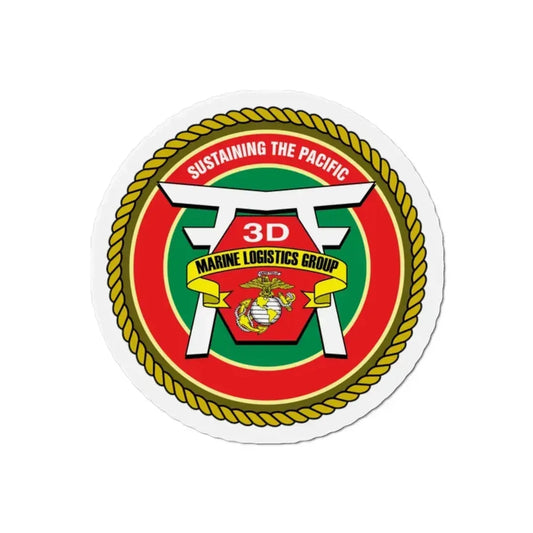 3rd Marines Logistics Group (USMC) Refrigerator Magnet 2 Inch - The Sticker Space