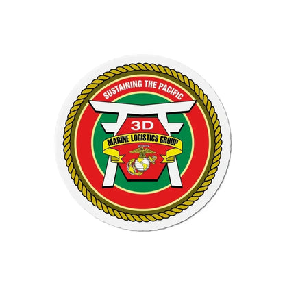 3rd Marines Logistics Group (USMC) Refrigerator Magnet 4 Inch - The Sticker Space